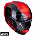 Scorpion EXO1029224 R1 Air Ogi Matt Black-Red Motorcycle Helmet