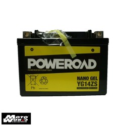 Poweroad YG14ZS Maintenance Free Battery