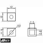 Poweroad YTZ7SBS Non-Maintenance 12V Battery