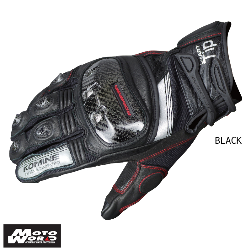 Komine GK-193 Mesh Protect Motorcycle Leather Gloves