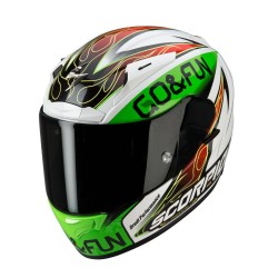 Scorpion EXO-2000 EVO AIR Bautista Replica Black/Green/Red Full Face Motorcycle Helmet