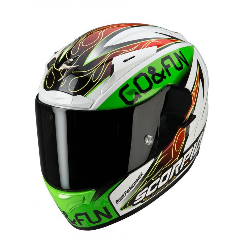 Scorpion EXO-2000 EVO AIR Bautista Replica Black/Green/Red Full Face Motorcycle Helmet