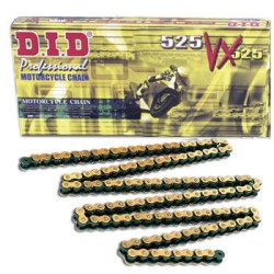 DID D 525VX Pro Street X-Ring Chain - Gold