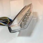 JST 4031CLEDW LED Integrated Tail Light for Kawasaki ZX6R/GTR1400 07-08 Clear Lens with Reflector