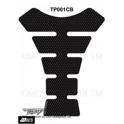 Motografix CAD TP001CB Universal Plain Carbon Fibre Motorcycle Tank Pad Protector 3D Gel