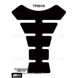 Motografix CAD TP001K Universal Plain Black Motorcycle Tank Pad Protector 3D Gel