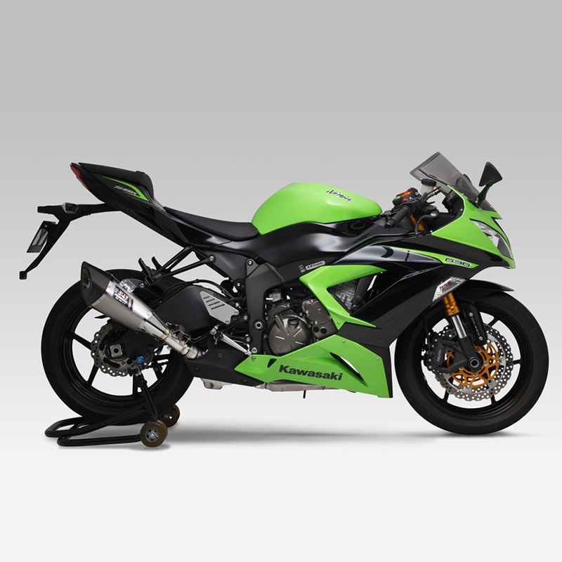 Yoshimura 1A02655E80 EEC SlipOn R11 Single Exhaust ZX6R 13