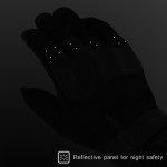 Komine GK-256 CE Protect Leather Mesh Gloves Turtle