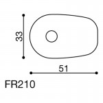Rizoma FR210B Indicator Mounting Adapters for Kawasaki and Yamaha