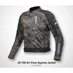 Komine JK 136 Air Flow System Mesh Motorcycle Riding Jacket