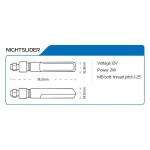 Oxford EL360 NightSlider - 3 in 1 Motorcycle Sequential Indicators Rear (inc. resistors)