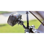 Optiline 90562 Titan Series Pole Metal Motorcycle Mirror Phone Holder