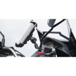 Optiline 90562 Titan Series Pole Metal Motorcycle Mirror Phone Holder