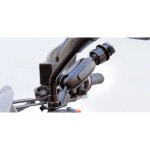 Optiline 90563 Titan Series Pole Orbit Metal Motorcycle Mirror Phone Holder with Articulated Arm
