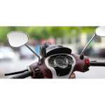 Optiline 90563 Titan Series Pole Orbit Metal Motorcycle Mirror Phone Holder with Articulated Arm