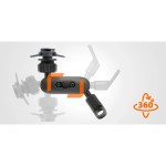 Optiline 90563 Titan Series Pole Orbit Metal Motorcycle Mirror Phone Holder with Articulated Arm
