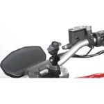 Optiline 91590 Titan Series Metal Motorcycle Mobile Phone Holder with M6 Screw Fastening