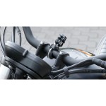 Optiline 91598 Titan Series U Type Pro Motorcycle Phone Holder for 22 to 28 mm Handlebars