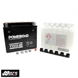 Poweroad YG12B-4 Maintenance Free Motorcycle Battery