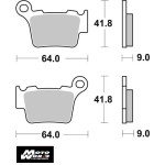 SBS 791RSI Rear Sinter OE Replacement Break Pad