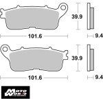 SBS 892LS Rear Evo Sinter OE Replacement Break Pad