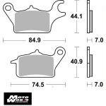 SBS 925RSI Rear Sinter OE Replacement Break Pad