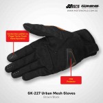 Komine GK227 Urban Mesh Gloves