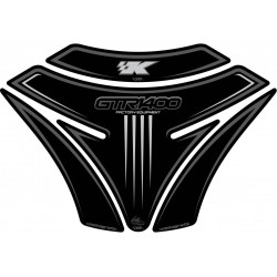Motografix CAD TK013K Tank Pad for Kawasaki GTR1400 Kawasaki Style Black