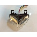 JST 8142CLEDW LED Integrated Tail Light for Ducati 1098 09-11 Clear Lens with Reflector