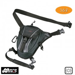 Komine SA 053 BLACK Riding Leg Bag 1