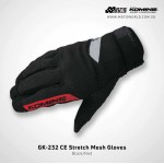 Komine GK232 CE Stretch Mesh Gloves