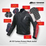 Komine JK137 Carbon Protect Mesh Jacket
