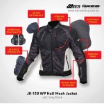 Komine JK139 Waterproof Half Mesh Jacket