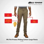 Komine PK 744 Protect Riding Cotton Cargo Pants