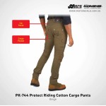 Komine PK 744 Protect Riding Cotton Cargo Pants