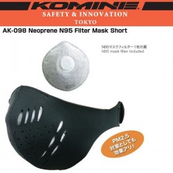 Komine AK 098 Neoprene N95 Filter Mask Short