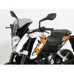 MRA Racing Windscreen "R" KTM DUKE 125/200/300 Smoke Grey