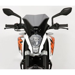 MRA Racing Windscreen "R" KTM DUKE 125/200/300 Smoke Grey