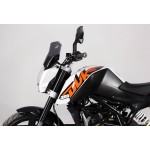 MRA Spoiler Windscreen "S" KTM DUKE 125/200/390 Smoke Grey 2011-2015