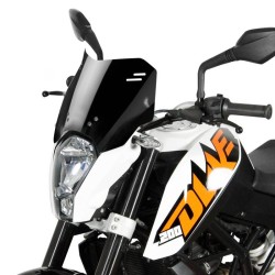 MRA Spoiler Windscreen "S" KTM DUKE 125/200/390 Black