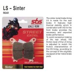 SBS 880LS Rear Sinter Brake Pad for Honda GL1800 Gold Wing 01-