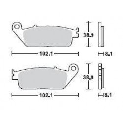 SBS 183MS Front Sinter Brake Pad for BMW C600 Sport 12-