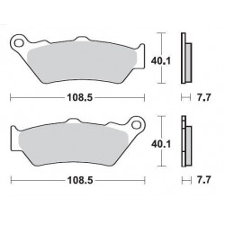 SBS 674HS Front Sinter Brake Pad for BMW R1200GS 13-