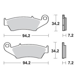 SBS 694HS Front Sinter Brake Pad for Suzuki DRZ400SM