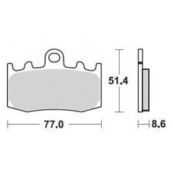 SBS 796HS Front Sinter Brake Pad for BMW R1200GS 04-
