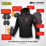 Komine JK-112 HR Protect Half Mesh Parka-GENRI